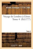 Voyage de Londres à Gênes. Tome 4 2019313200 Book Cover