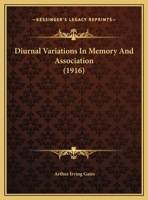 Diurnal Variations In Memory And Association 1015147585 Book Cover