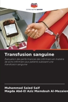 Transfusion sanguine (French Edition) 6208797292 Book Cover