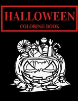 Halloween coloring book: Halloween coloring pages: best gift idea for kids, many beautiful designs - haunted houses, black cats, witches and ma B08GLQNLWQ Book Cover