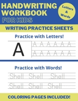 Handwriting Workbook For Kids: letter tracing and coloring books for kids ages 2 and up. letter tracing and coloring for preschooler kids ages 3-5 year B08NVVWHYV Book Cover