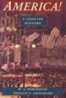 America!: A Concise History (History Series) 0534136141 Book Cover