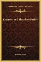 Emerson And Theodore Parker 1162902655 Book Cover