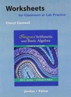 Worksheets for Classroom or Lab Practice for Integrated Arithmetic and Basic Algebra 0321548019 Book Cover