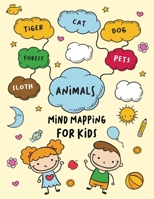 Mind Mapping For Kids: Cute Journal Design with Blank Cloud, Easy Template To Write in - Creative Mind and Improve Memory 1650828462 Book Cover