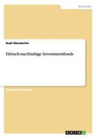 Ethisch-nachhaltige Investmentfonds 3656716285 Book Cover