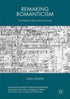 Remaking Romanticism: The Radical Politics of the Excerpt 3319469282 Book Cover