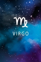 Virgo: Journal, Horoscope Zodiac Symbol Notebook, 6"x9" Blank Wide Lined Composition, Personalized Astrology Birthday Gift for Kids Men Women 1703997697 Book Cover