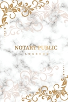 Notary Public Logbook: Marble White Cover | Simple Public Notary Journal Acts Records Logbook | Official Notary Signature Receipt Book 1713462621 Book Cover