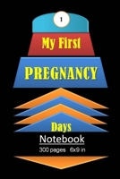 My First Pregnancy Days Notebook 300 pages and 6 x 9 inch: 9 Months of pregnancy Notebook divided into 9 chapters and each one is also divided into 31 days 1650153732 Book Cover