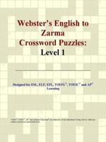 Webster's English to Zarma Crossword Puzzles: Level 1 0497834103 Book Cover