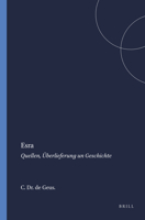 Esra: Quellen, Überlieferung Un Geschichte 9004354557 Book Cover