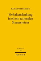 Verhaltenslenkung in Einem Rationalen Steuersystem 3161484592 Book Cover