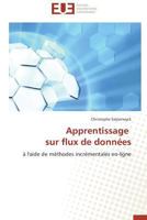 Apprentissage Sur Flux de Donna(c)Es 3841737501 Book Cover