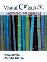 Visual C 2010: How to Program. by P.J. Deitel, H.M. Deitel 0132151421 Book Cover