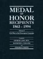 Medal of Honor Recipients 1863-1994: 2 Volume Set 0816032602 Book Cover