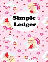 Simple Ledger: Cash Book Accounts Bookkeeping Simple Income Expense | Book Accounting Ledger Book Simple for Bookkeeping Journal for Small Business ... and Expenses | Simple Cash Book Easy Accounts 1658573307 Book Cover