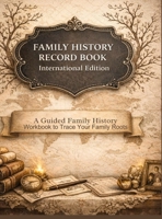FAMILY HISTORY RECORD BOOK - INTERNATIONAL EDITION A Guided Workbook to Trace Your Family Roots 1919462201 Book Cover