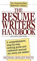 Resume Writer's Handbook 0061093009 Book Cover