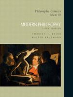 Philosophic Classics, #3: Modern Philosophy 0132345196 Book Cover