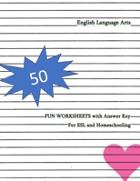 English Language Arts Worksheets: For ESL and Homeschool B0CL8CPJ4F Book Cover