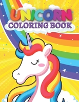 Unicorn Coloring Book: Magical Anime Unicorn Cute farting fantasy and rainbow happy unicorns coloring book for daughter and son who extremely B092CB83FG Book Cover