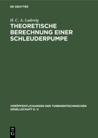 Theoretische Berechnung Einer Schleuderpumpe Auf Grund Von Versuchen 3112443632 Book Cover