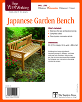 Fine Woodworking's Japanese Garden Bench Plan 1600856268 Book Cover