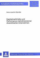 Kapitalmarktrisiko Und Performance Mehrdimensional Diversifizierter Unternehmen 3820487042 Book Cover
