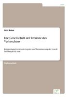 Die Gesellschaft Der Freunde Des Verbrechens 3838631269 Book Cover