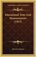 Educational tests and measurements 0548852782 Book Cover