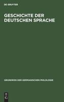 Geschichte der deutschen Sprache 1279529164 Book Cover