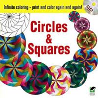 Infinite Coloring Circles and Squares CD and Book 048647335X Book Cover