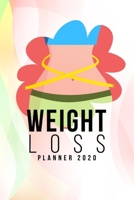 Weight Loss Planner 2020: Food & Fitness Journal Exercise Journal for Diet Plans with Meal & Activity Agenda Gift for Women (Slim Waist) 1676077154 Book Cover