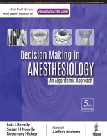 Decision Making in Anesthesiology 9351529452 Book Cover