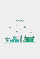 Hanoi Minimalist Travel Notebook [Lined] [6x9] [110 pages] 167393062X Book Cover