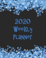 2020 Weekly Planner: An Organizer Diary with Self-Care, Goals, Victories, Vision Board, Financial Notes, US National Holidays, and Reflections Dated January to December for Men, Women, Kids - Blue Lea 1704078989 Book Cover