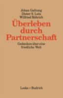 Uberleben Durch Partnerschaft: Gedanken Uber Eine Friedliche Welt 381000796X Book Cover