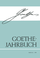 Goethe Jahrbuch: Band 116/1999 3740011203 Book Cover