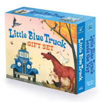 Little Blue Truck 2-Book Gift Set: Little Blue Truck Board Book, Little Blue Truck Leads the Way Board Book 0063314398 Book Cover