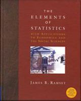 The Elements of Statistics with Applications to Economics and the Social Sciences 0534371116 Book Cover