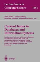 Current Issues in Databases and Information Systems: East-European Conference on Advances in Databases and Information Systems Held Jointly with International ... (Lecture Notes in Computer Science) 3540679774 Book Cover