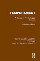 Temperament: A Survey of Psychological Theories 0367418517 Book Cover