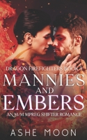 Mannies and Embers: An M/M Mpreg Shifter Romance B09WHSHL47 Book Cover