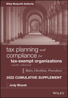 Tax Planning and Compliance for Tax-Exempt Organizations: 2022 Cumulative Supplement 1119873630 Book Cover