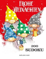 Frohe Weinachten: 200 Sudoku-Rätsel in diesem Weihnachtsrätselbuch für alle B08P4BT4KS Book Cover