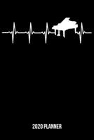 2020 Planner: Piano Heartbeat Weekly & Monthly Planner 2020 - 52 Week Calendar 6 x 9 Organizer - Gift for Pianists 170574852X Book Cover