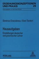 Hausaufgaben: Einstellungen Deutscher Und Griechischer Lehrer 3631488300 Book Cover