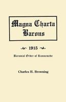 Magna Charta Barons, 1915. Baronial Order of Runnemede 0806300566 Book Cover