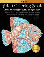 Adult Coloring Book : Stress Relieving Beautiful Designs 1792963106 Book Cover